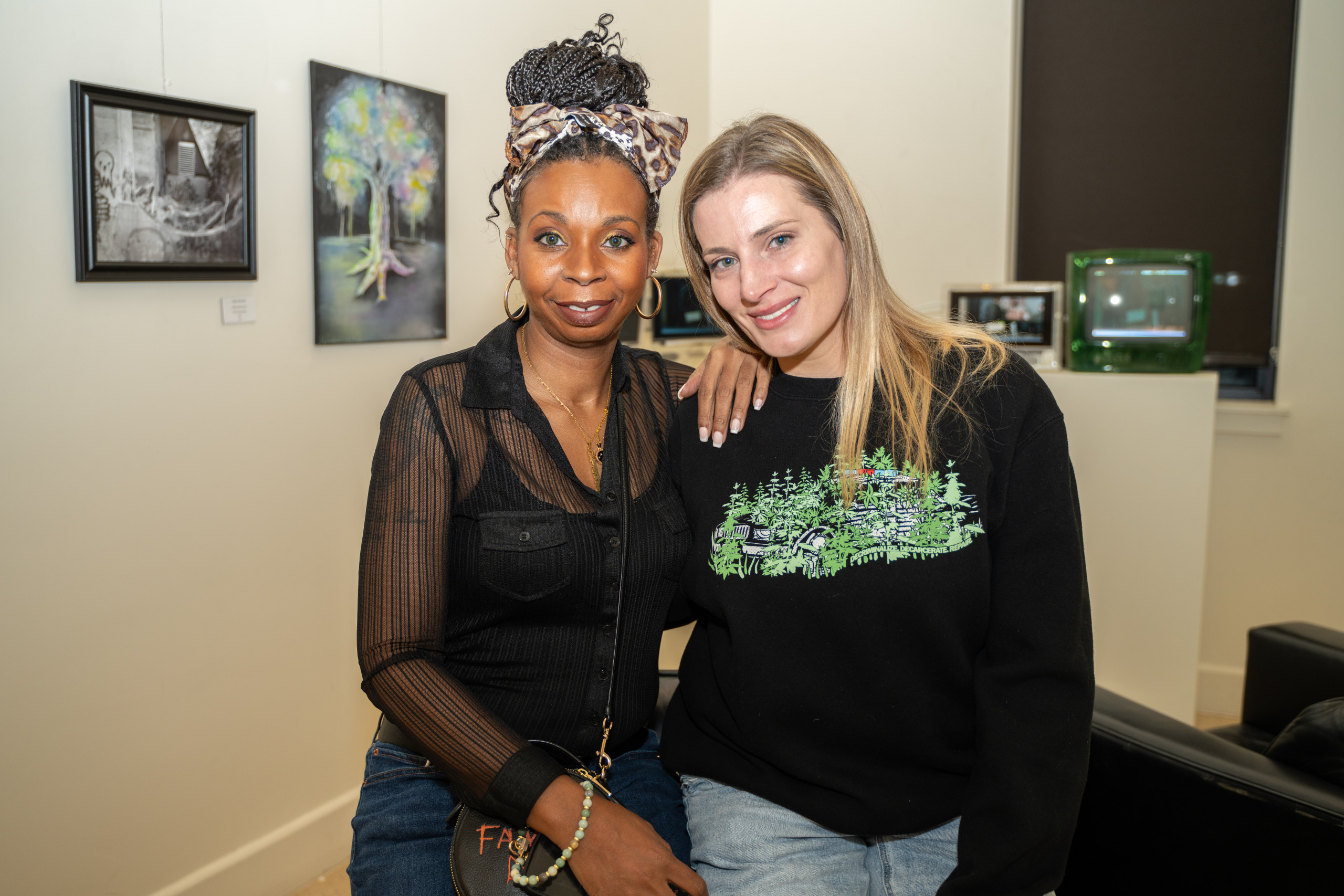 Kamisha Thomas and Aimee Wissman, co-founders of the Returning Artists Guilde