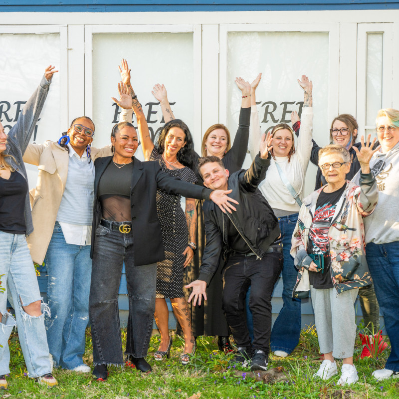 Guild Members of the Returning Artists Guild celebrate freedom.