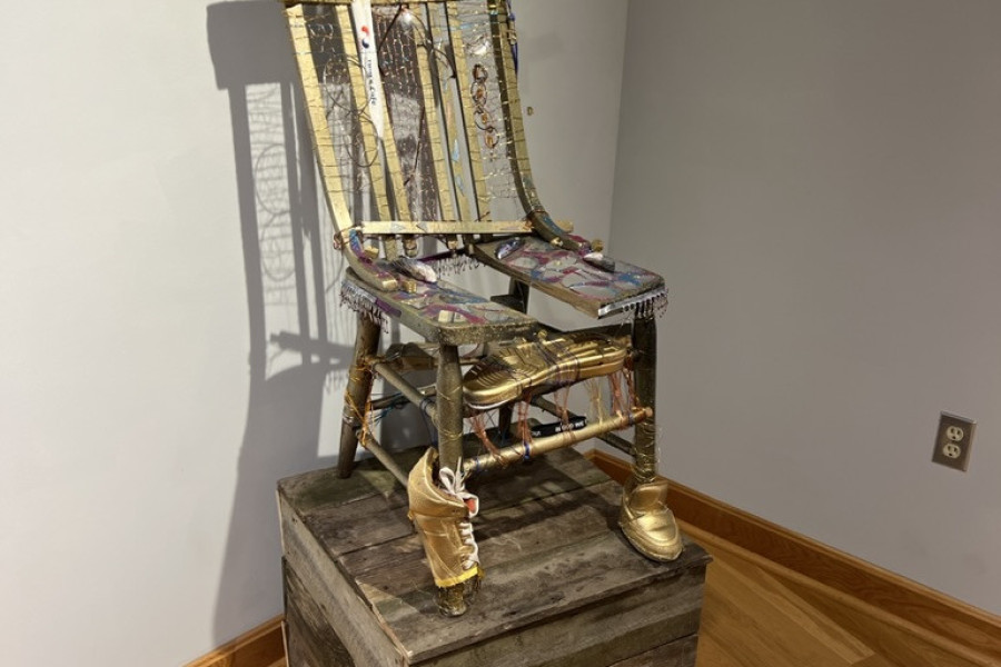 Scenes from the Returning Artists Guild’s Home Free exhibition featuring artwork by currently and formerly incarcerated Ohio artists.