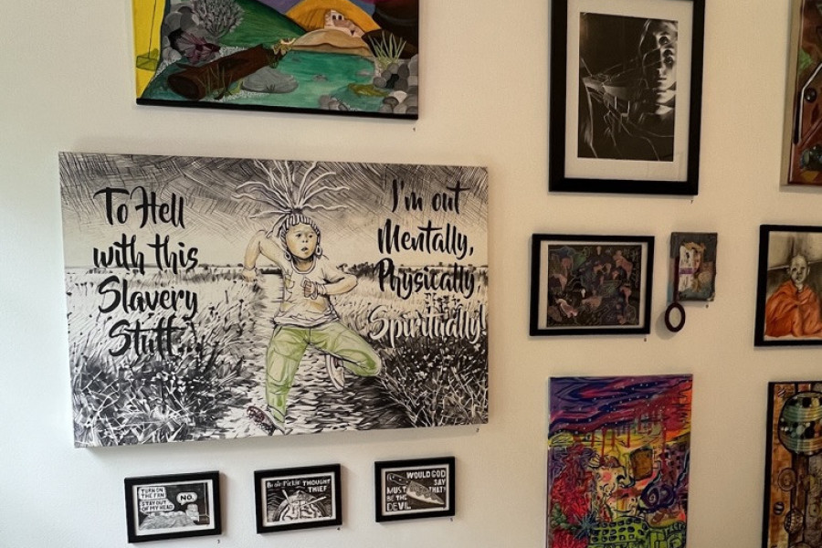 Imagining Abolition: State Blues at The Blue House in Dayton, Ohio.