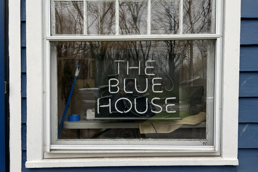 The Blue House, Dayton, Ohio.