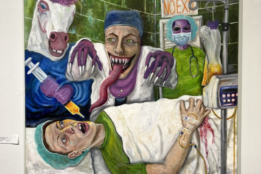Zeph's solo exhibition at the Vanderelli Room