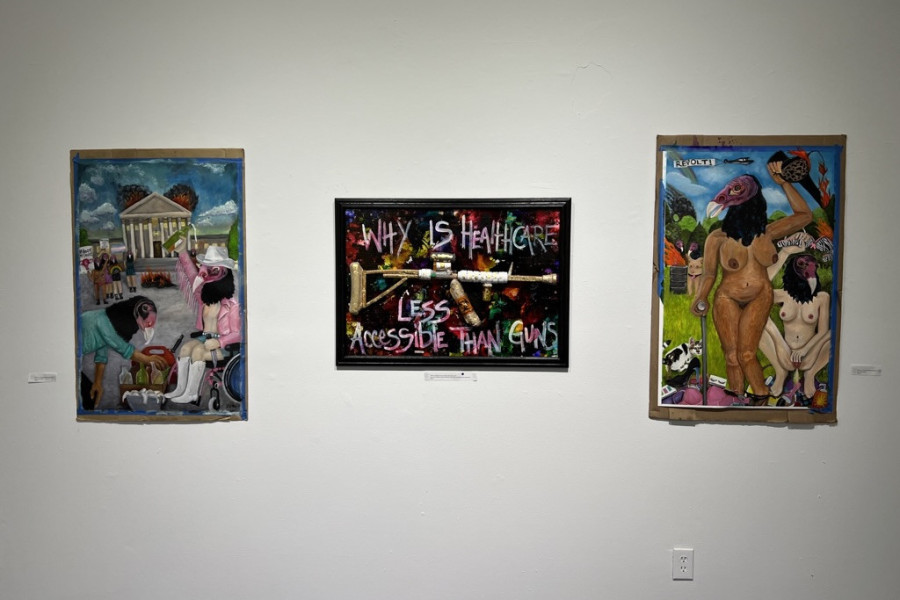Zeph's solo exhibition at the Vanderelli Room