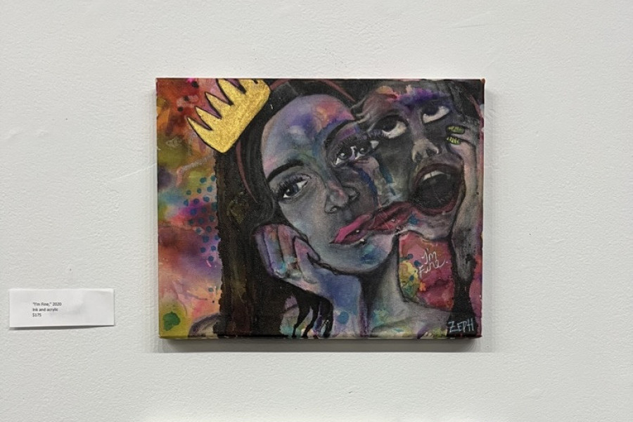 Zeph's solo exhibition at the Vanderelli Room