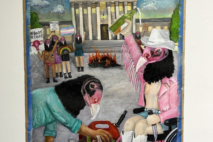 Zeph's solo exhibition at the Vanderelli Room