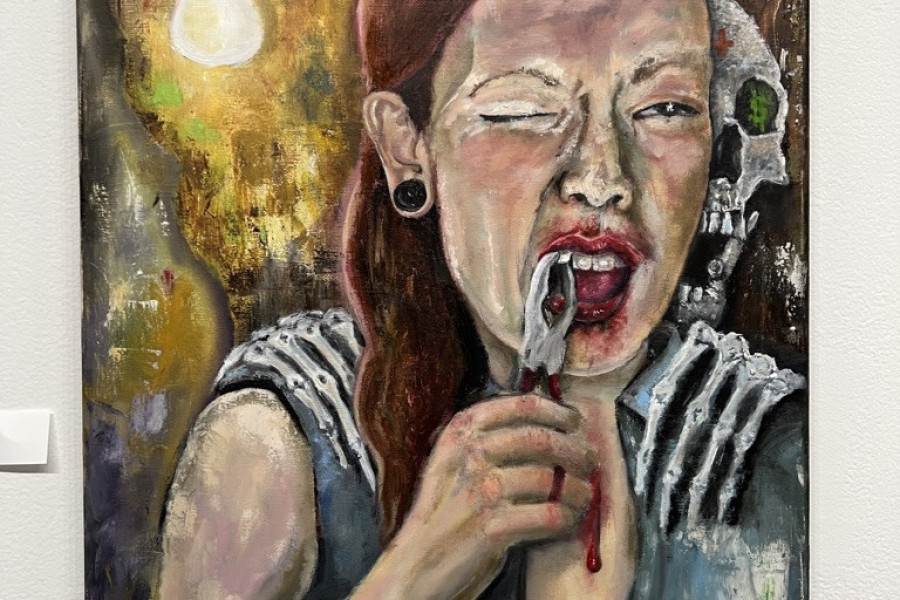Zeph's solo exhibition at the Vanderelli Room