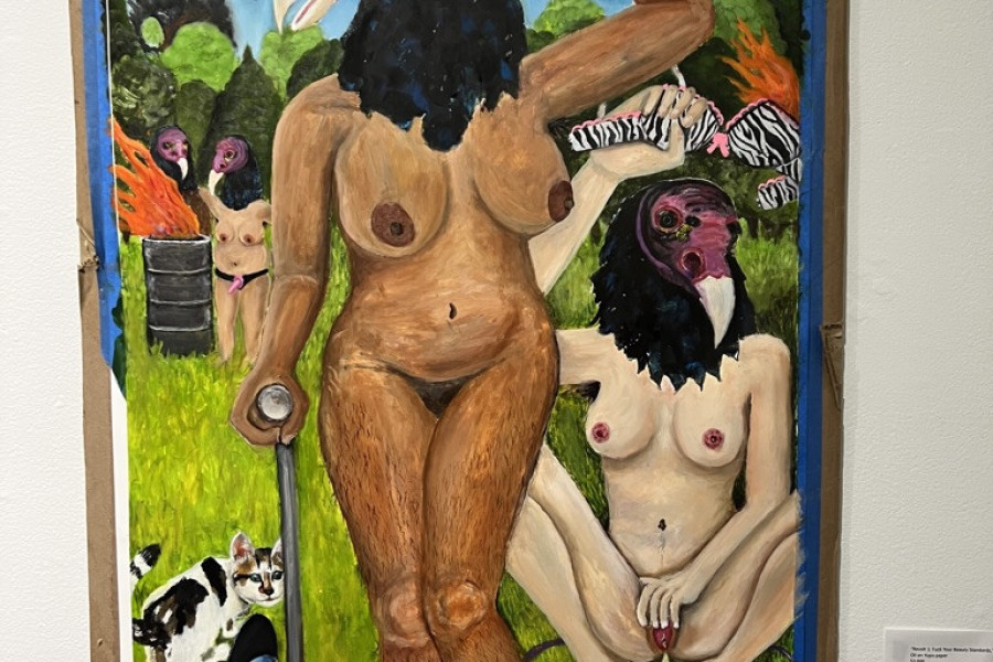 Zeph's solo exhibition at the Vanderelli Room