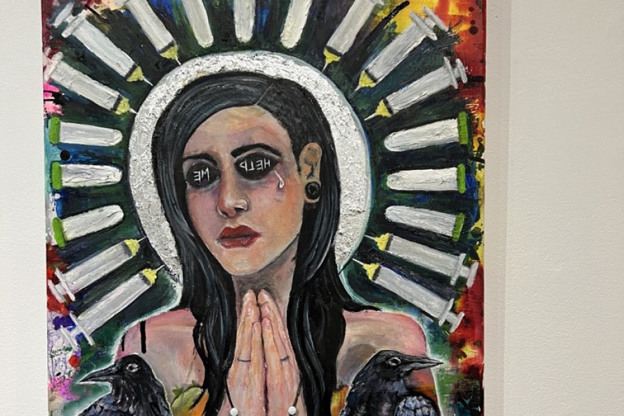 Zeph's solo exhibition at the Vanderelli Room