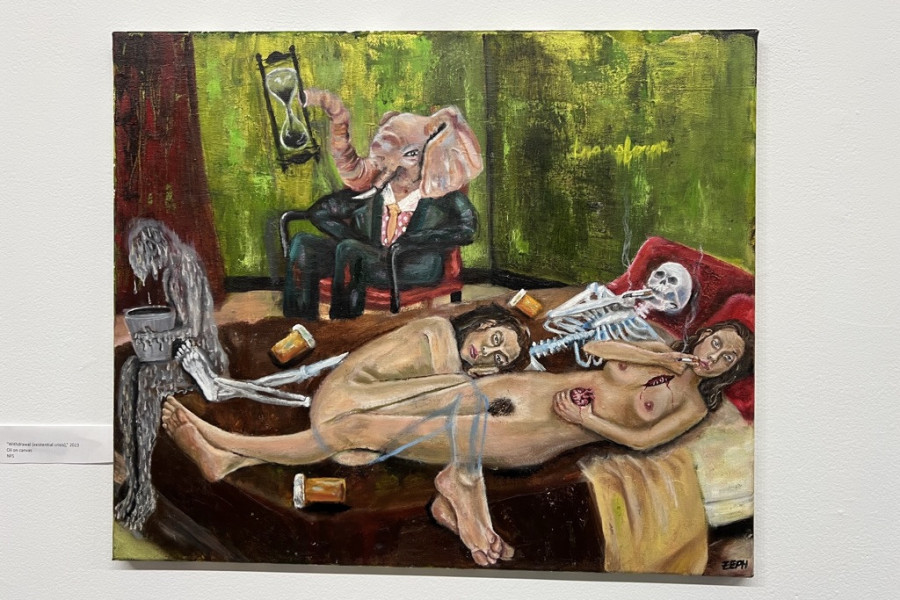Zeph's solo exhibition at the Vanderelli Room