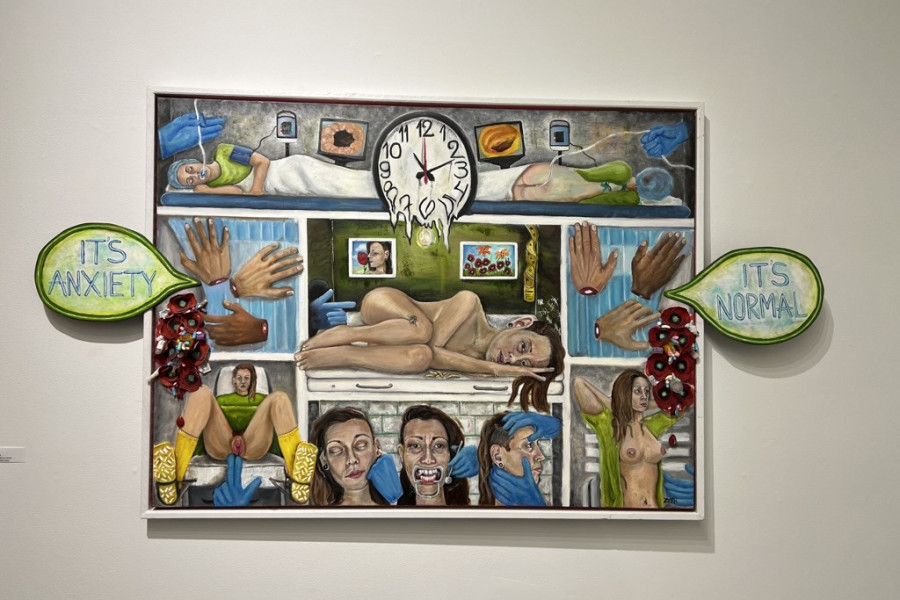 Zeph's solo exhibition at the Vanderelli Room