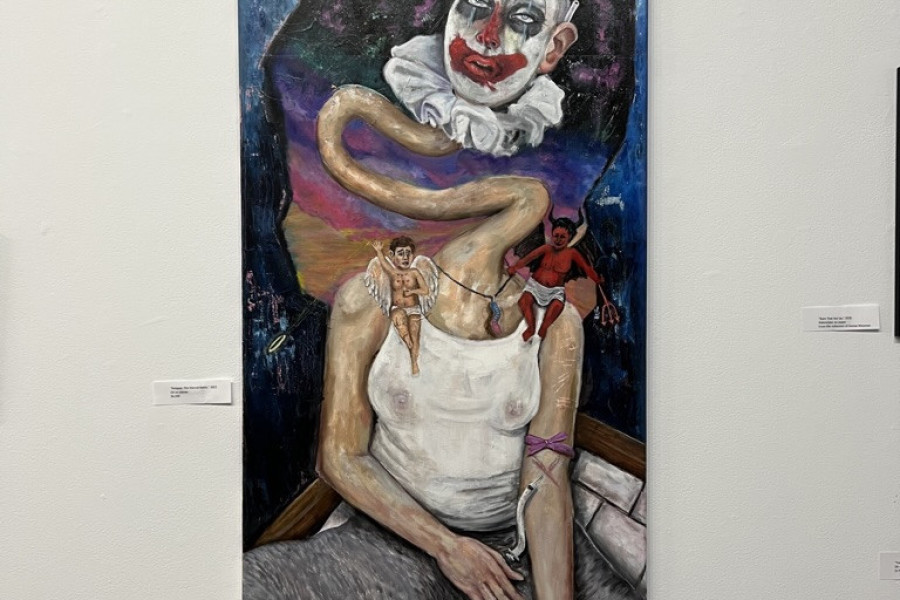 Zeph's solo exhibition at the Vanderelli Room
