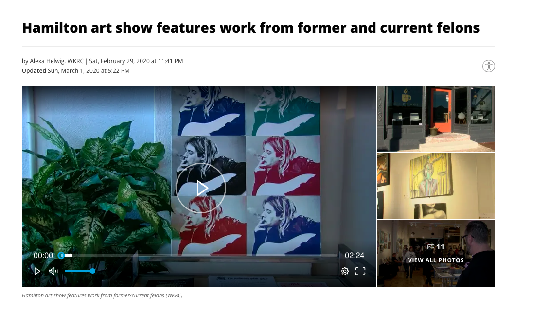 Hamilton art show features work from former and current felons