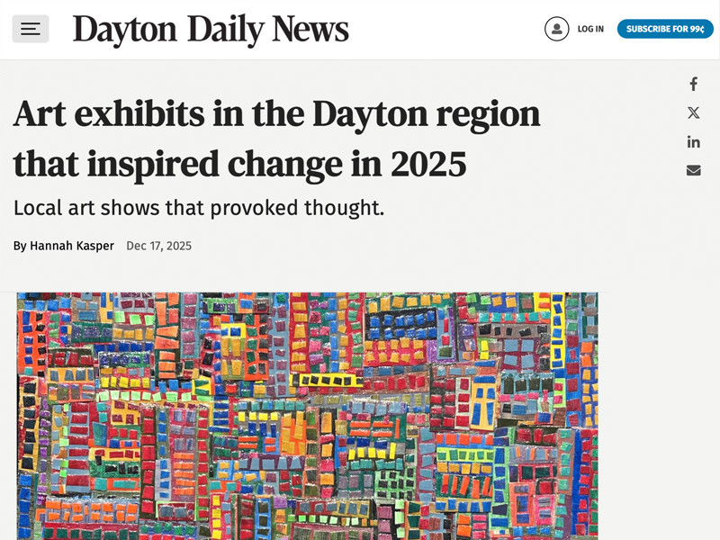 Dayton Daily News Names the RAG Exhibition Among 2025&rsquo;s Most Impactful