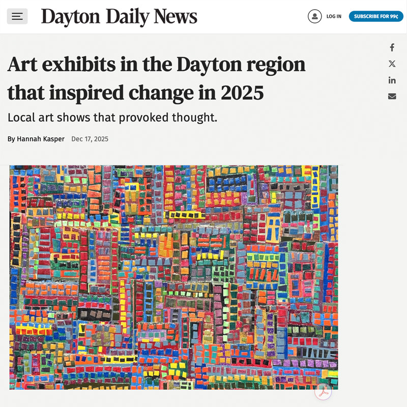Art exhibits in the Dayton region that inspired change in 2025