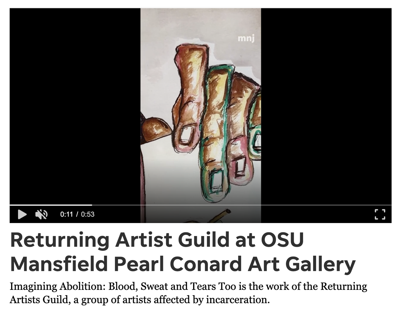 Returning Artist Guild at OSU Mansfield Pearl Conard Art Gallery