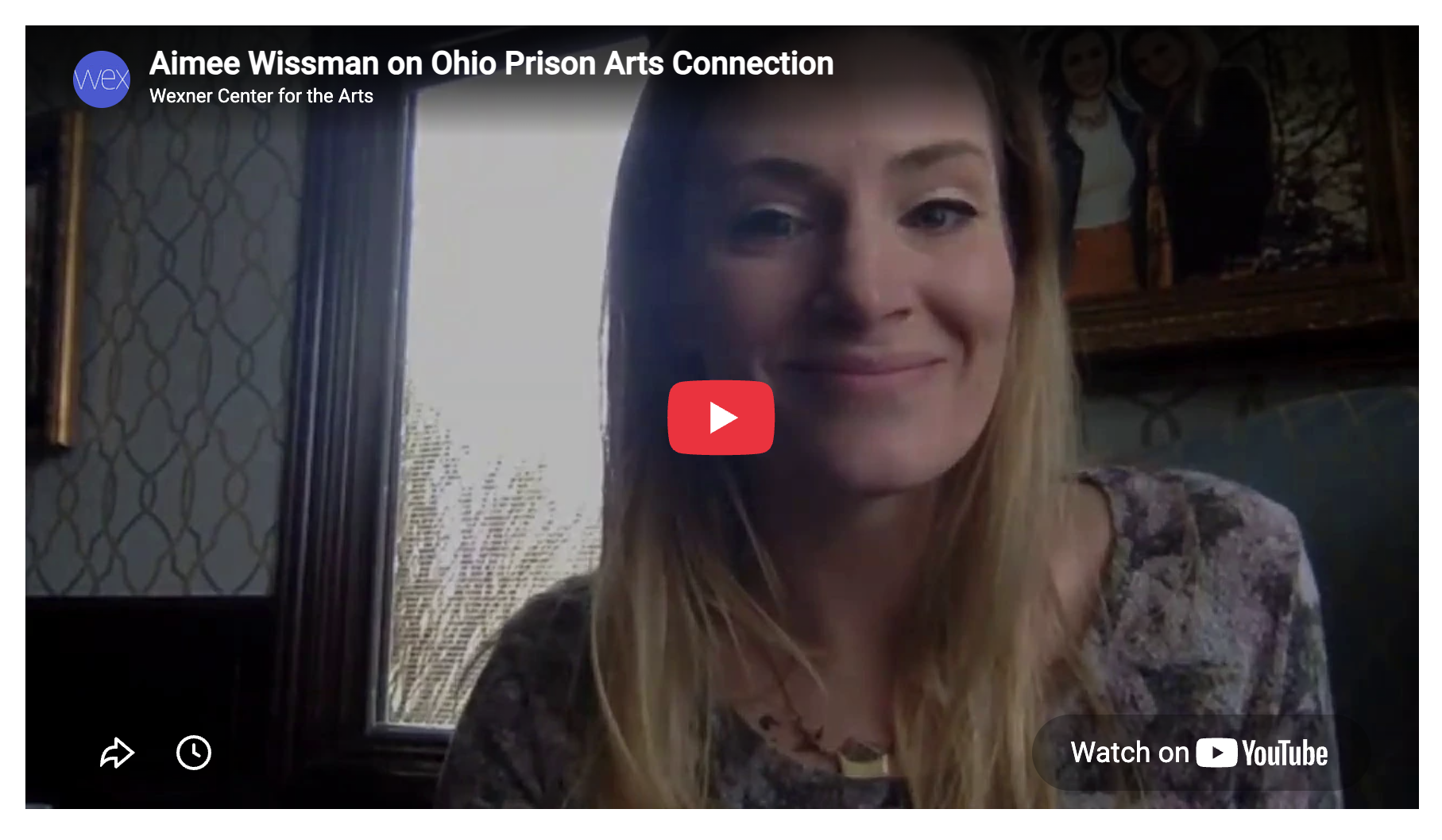 Aimee Wissman on Ohio Prison Arts Connection | Wexner Center for the Arts | Watchin on YouTube